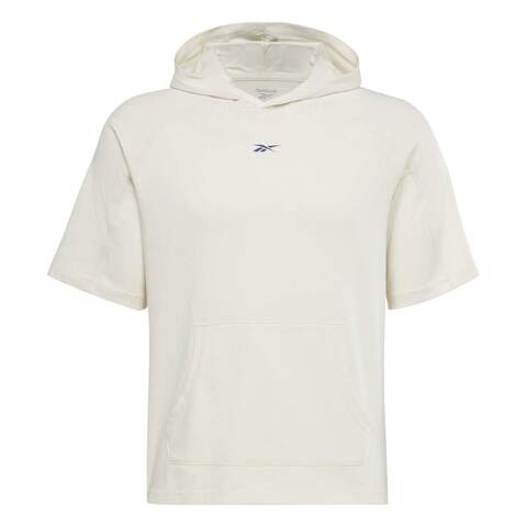 Теннисная футболка Reebok Les Mills Hooded Tee - classic white