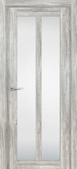 Дверь PSL-22 / Цвет Сан-ремо серый / белый сатинат / Двери PROFILO PORTE