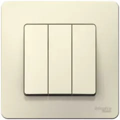 ВЫКЛ.3-кл.С/У, 10А 250B, МОЛОЧНЫЙ BLNVS100502
