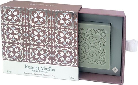 Мыло натуральное ароматизированное 100г в подарочной упаковке Rose et Marius Oratoire