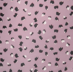 Атлас Армани стрейч принт, 90 гр/м2, 145 см, пыльно-розовый