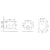 Berges 43382 Комплект : инсталляция АТОМ Line кнопка черная Soft Touch, унитаз VITA Rimless 49 см, сиденье дюропласт микролифт, быстросъём