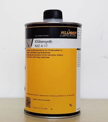 KLUBER Klubersynth MZ 4-17 - синтетическое масло для смазки и защиты от коррозии - 1 л