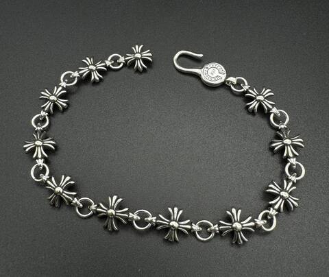 Браслет из стали с посеребрением style by CHROME HEARTS