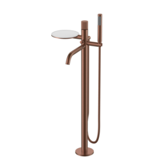 Boheme 129-BRB.3 Смеситель STICK напольный BRUSHED BRONZE ручка LINEA фото