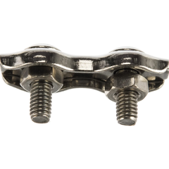 Двойной зажим из наржавеющей стали для троса 3мм Дуплекс