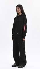 Толстовка Alpha Industries Utility Pocket Hoodie Black (Черный)