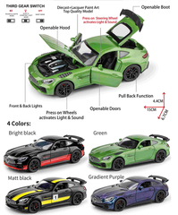 Машина металл Мерседес Блеск 12 в уп 16 см