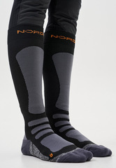 Высокие горнолыжные носки Alpine Ski Black/Orange