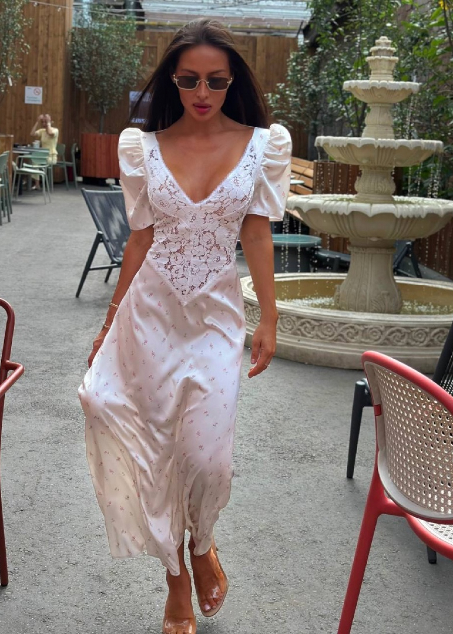 Платье "Who is she", белый