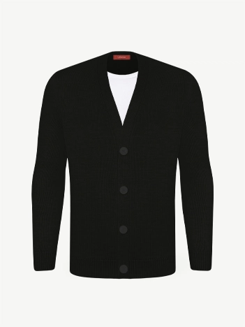 Кардиган с пуговицами из экохлопка