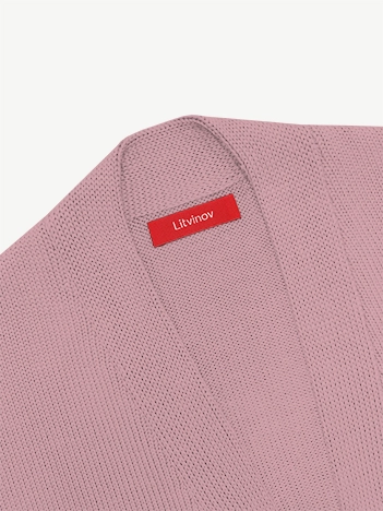 Кардиган с планкой из мягкой шерсти