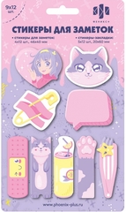 Клейкая закладка бумажная 46х40/20х60мм 108л 