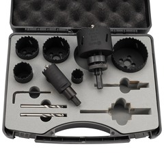 Набор коронок Bi-metall 22-68мм HSSE-Co8 12пр H-Tools 04403200
