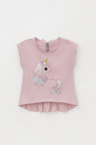 фуфайка  для девочки  КР 302319/розово-сиреневый к447