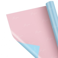 Упаковочная бумага глянцевая, For you/Для тебя, двухсторонняя, 75 г, 0,5*0,7 м, 5 листов