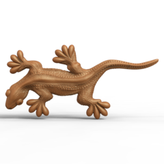 Силиконовый молд № 538 Ящерица левая малая