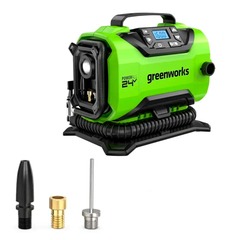 Компрессор автомобильный Greenworks ACG301 24V/12V аккумуляторный, без АКБ и ЗУ