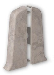 Торцевые (пара) для плинтуса 55мм "Деконика", 549 Лофт светло-бежевый