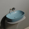 Ceramica Nova Element CN6049MLG Умывальник чаша накладная овальная, 60x38, цвет: зеленый матовый