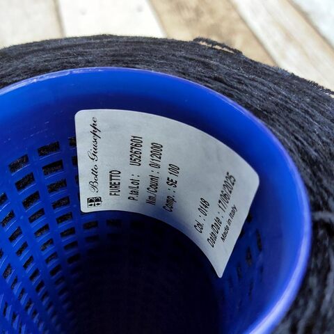 Шелк-велюр BOTTO GIUSEPPE FURETTO 1200 темно-синий