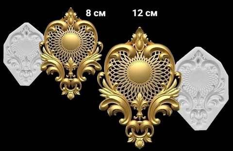 Два силиконовых молда набор Афины большой и малый