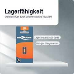 Батарейка А10 / LR10 ANSMANN 9V