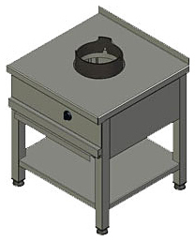 Плита газовая Вулкан KSW 01 8589 WOK