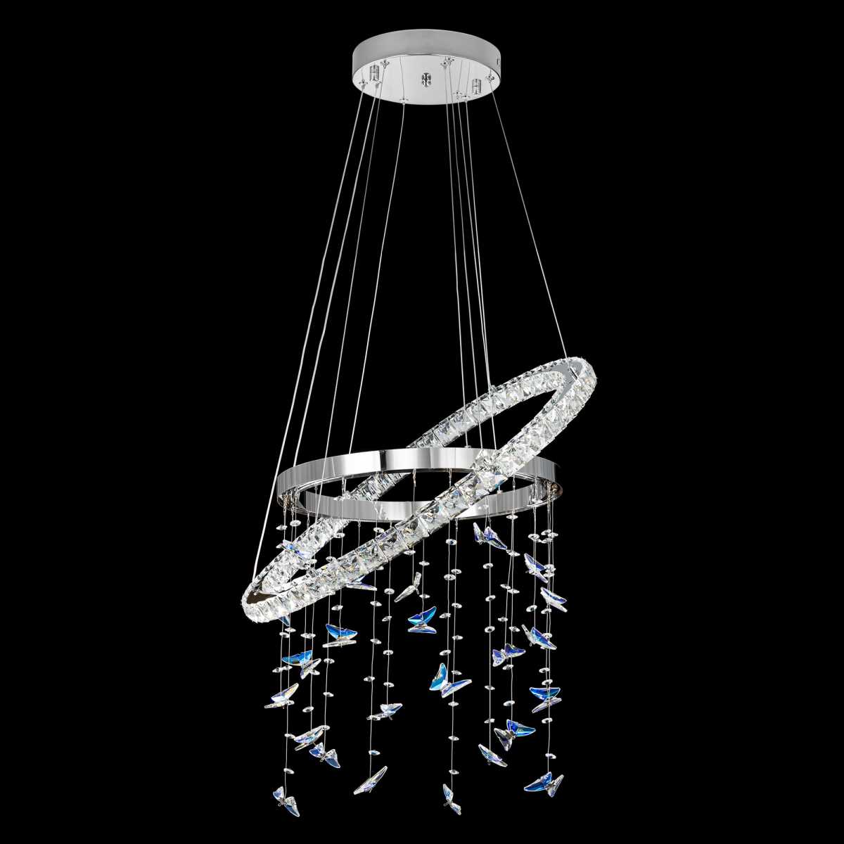 Люстра хрустальная с пультом Citilux ETERA CL322060
