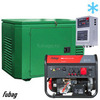 Бензиновый генератор в зимнем кожухе с блоком АВР Fubag BS 8000 DA ES/1200SCW RAL 6005 — фото 1