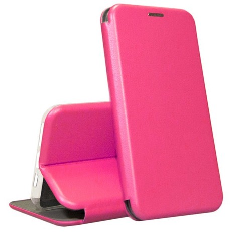 Чехол-книжка из эко-кожи Deppa Clamshell для Samsung Galaxy A20s (Розовый)
