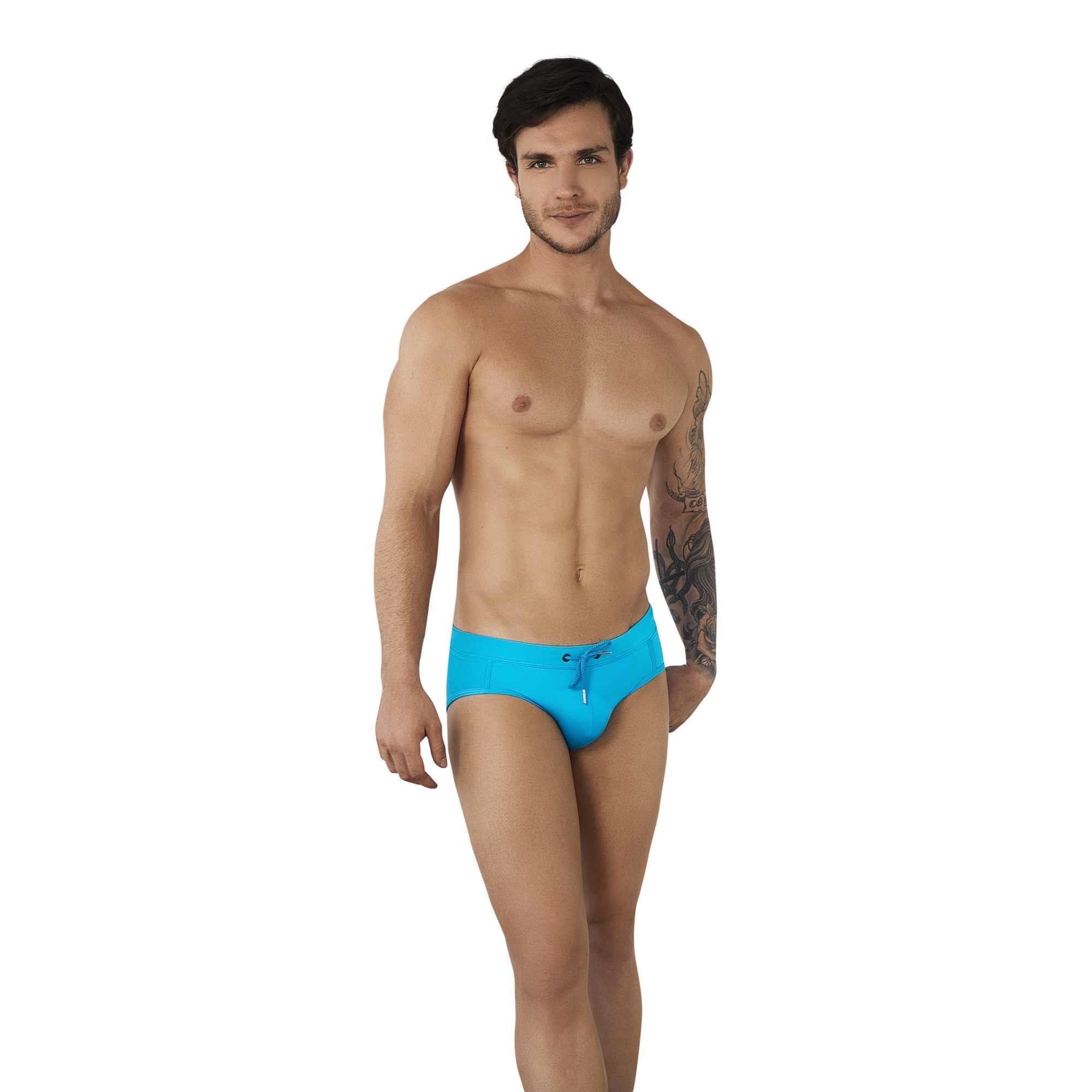 Купить Мужские плавки голубой Clever TROPIC PARTY SWIMSUIT BRIEF 096607  недорого в интернет-магазине TRENDCODE с доставкой по Москве, по  Санкт-Петербургу, по всей России