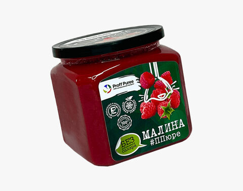 Пюре заморож. Малина без сахара Proff Puree, 500 гр