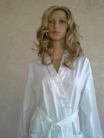 Халат хлопковый Белый кимоно Feraud