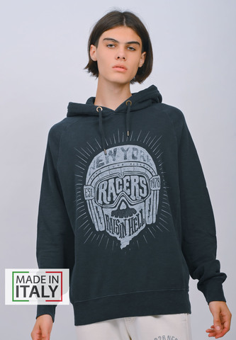 Худи Bowery NYC "Racers" Vintage Black