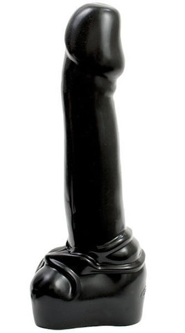 Черный гигантский фаллоимитатор XL, 38.1