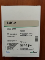 а-Амилаза (Amylase 1EPS ver 2 cobas с system (AMYL2)), 2х100тестов, Roche Diagnostics GmbH, Германия