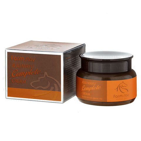 FarmStay Jeju Mayu Complete Horse Oil Cream - Крем для сухой кожи лица с лошадиным маслом