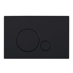 BelBagno SFERA BB017-SR-NERO.M Кнопка смыва, цвет-черный матовый Tocco Morbido фото