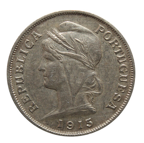 10 сентаво. Португалия.  1915 год. XF