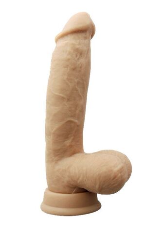 Телесный фаллоимитатор 8 Silicone Cock With Balls - 21 см. - CNT CNT-550034F