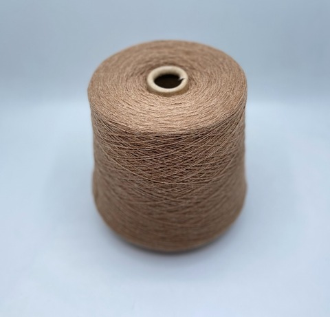 Бобинная пряжа (пр.Италия).art-YAK 2/16 800/100гр, 100%Як, цвет-Темно-бежевый, арт.27581