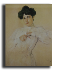 Репродукция "Серов - Портрет Марии Боткиной. 1905"
