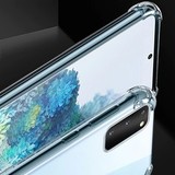 Противоударный силиконовый чехол Infinity для Samsung Galaxy A41 (Прозрачный)