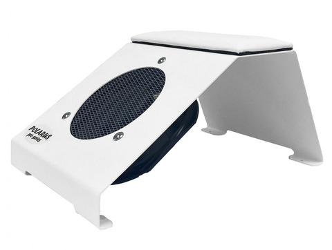 Polarus Пылесос для маникюра настольный металлический PRO-series 80 Вт, белый, с подушкой