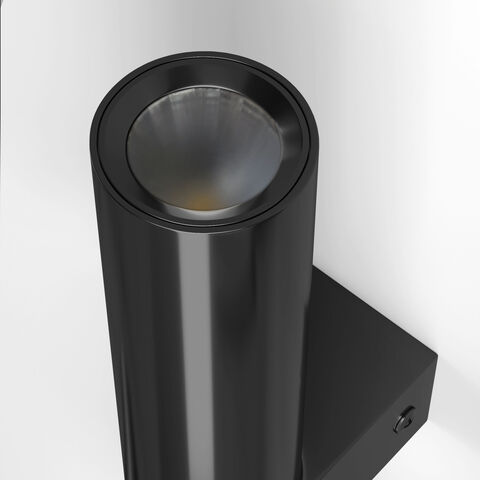 Настенный светодиодный светильник Pitch 40020/1 LED черный жемчуг