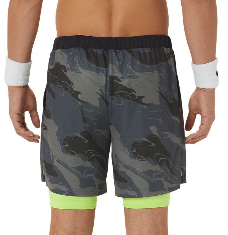 Asics Match Graphic 7in Short carrier grey