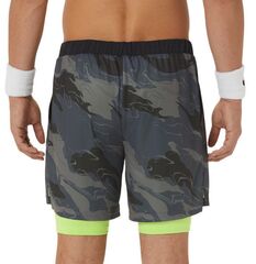 Теннисные шорты Asics Match Graphic 7in Short - carrier grey