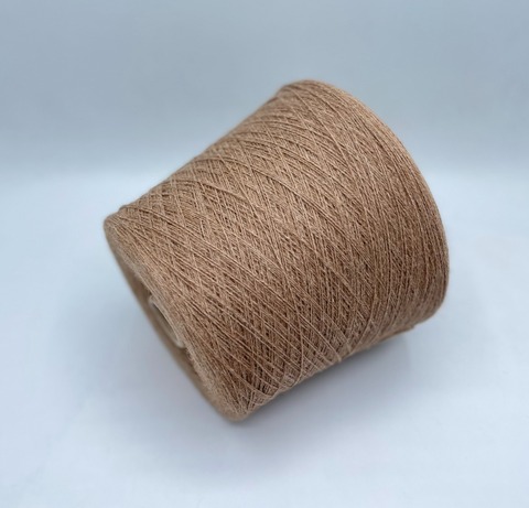 Бобинная пряжа (пр.Италия).art-YAK 2/16 800/100гр, 100%Як, цвет-Темно-бежевый, арт.27581