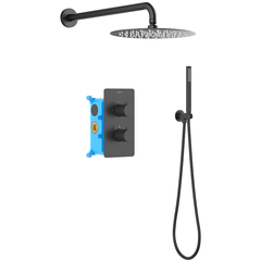 Aquatek AQ1376MB AQ1376MB ЕВРОПА Set 3 в 1 душевой комплект, матовый черный фото